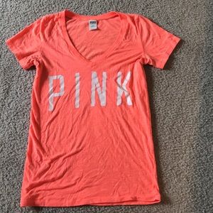 Victoria’s Secret PINK  Orange Sleep Shirt